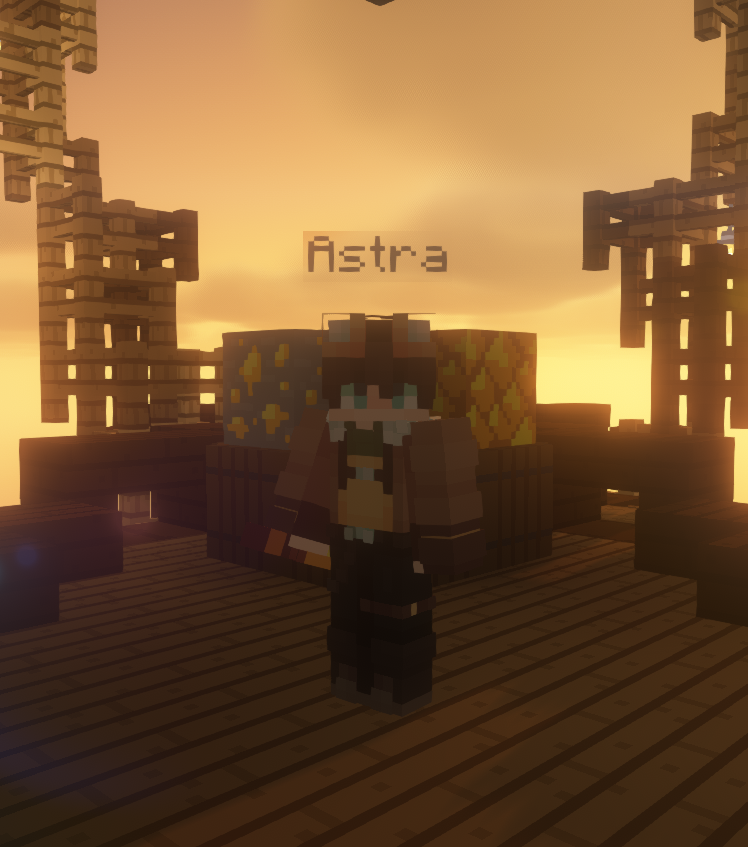 Picture of Astra at the Hollowtree docks (NPC)