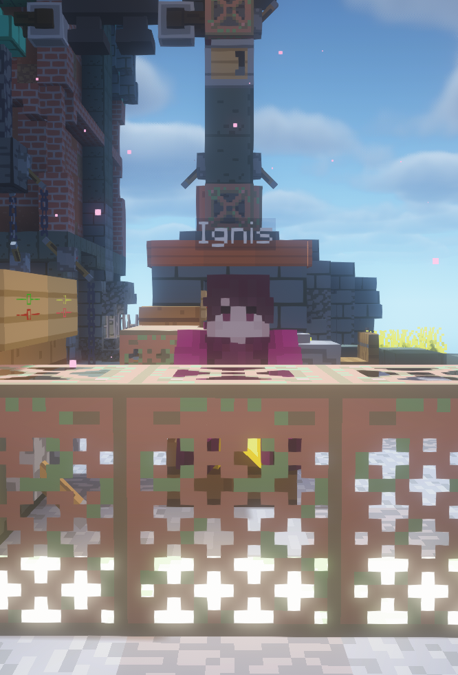 Picture of Ignis at the Stellar Gateway nether portal (NPC)
